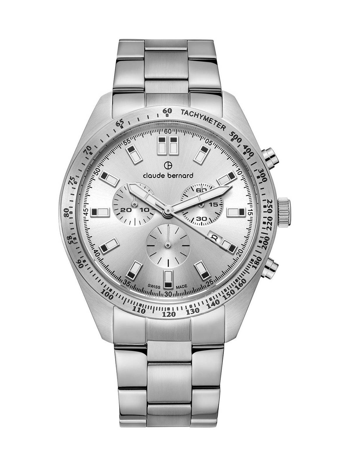 orologio uomo Claude Bernard 10247-3M-AIN Mens Watch ST50 Chronograph 44mm 5ATM
