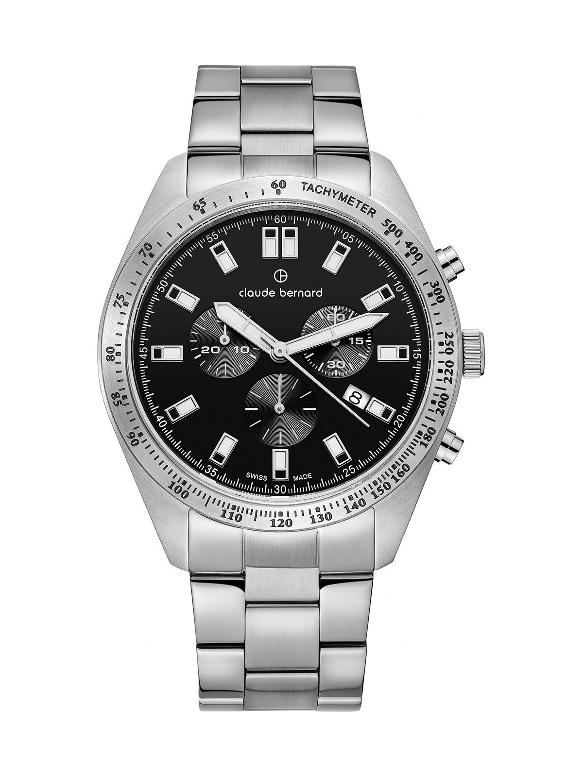 orologio uomo Claude Bernard 10247-3M-NIN Mens Watch ST50 Chronograph 44mm 5ATM