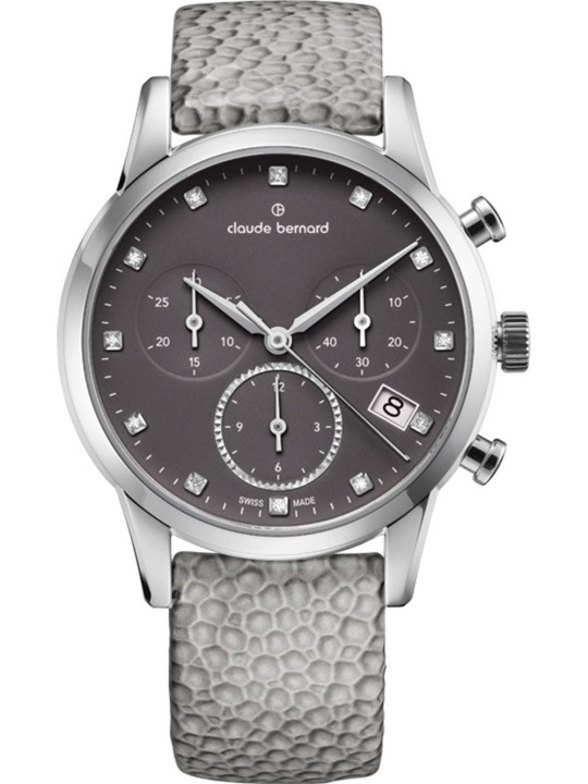 orologio donna Claude Bernard 10231-3-TAPN1 Ladies Watch Classic Chronograph 35mm 5ATM