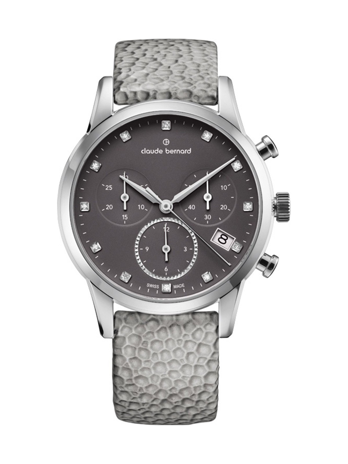 orologio donna Claude Bernard 10231-3-TAPN1 Ladies Watch Classic Chronograph 35mm 5ATM