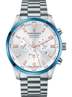 orologio uomo Claude Bernard 10222-3MBU-AIR Mens Watch Aquarider Chronograph 44mm 20ATM
