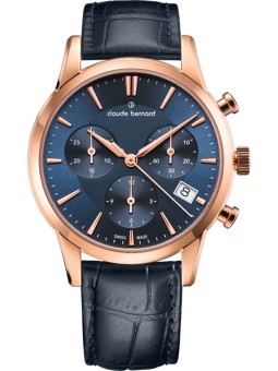 orologio donna Claude Bernard 10231-37R-BUIR Ladies Watch Classic Chronograph 35mm 5ATM
