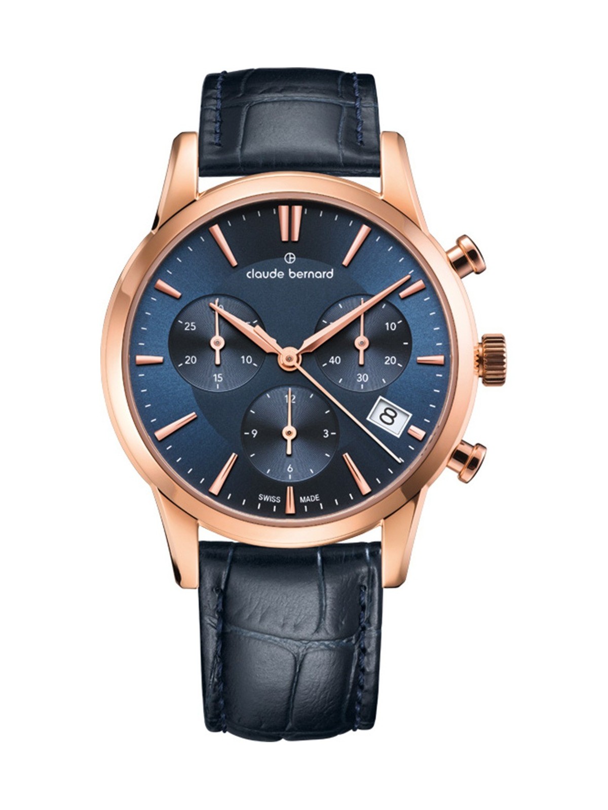 orologio donna Claude Bernard 10231-37R-BUIR Ladies Watch Classic Chronograph 35mm 5ATM