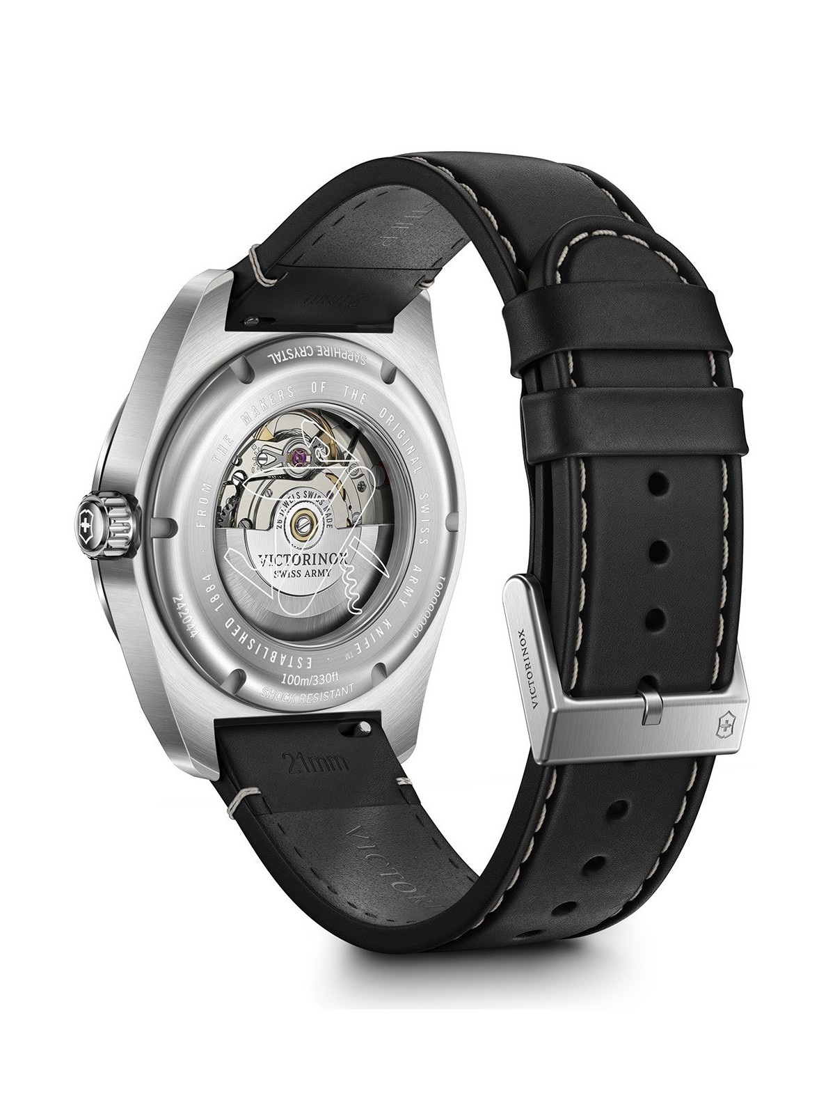 orologio uomo Victorinox 242044 Mens Watch Swiss Army Automatic 42mm 10ATM