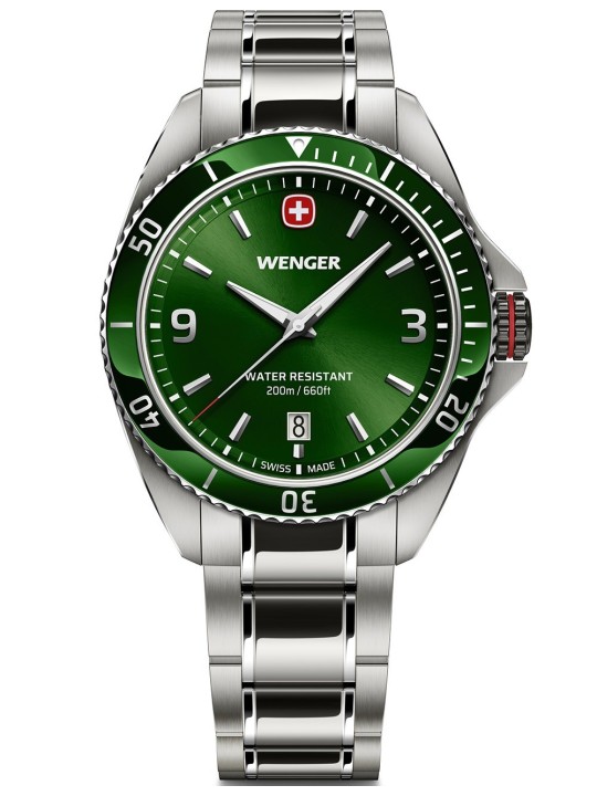 orologio uomo Wenger 01.2031.102 Mens watch Ececutive 40mm 20ATM