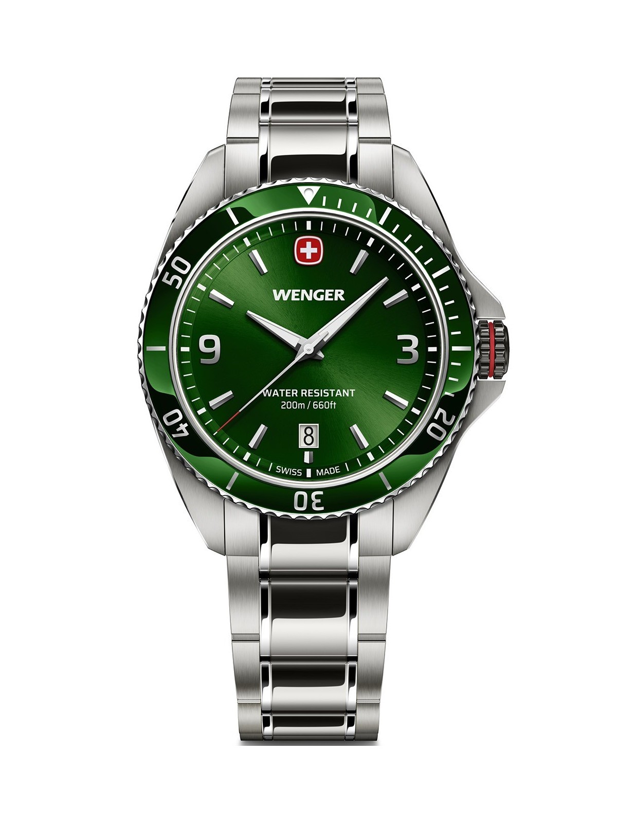 orologio uomo Wenger 01.2031.102 Mens watch Ececutive 40mm 20ATM