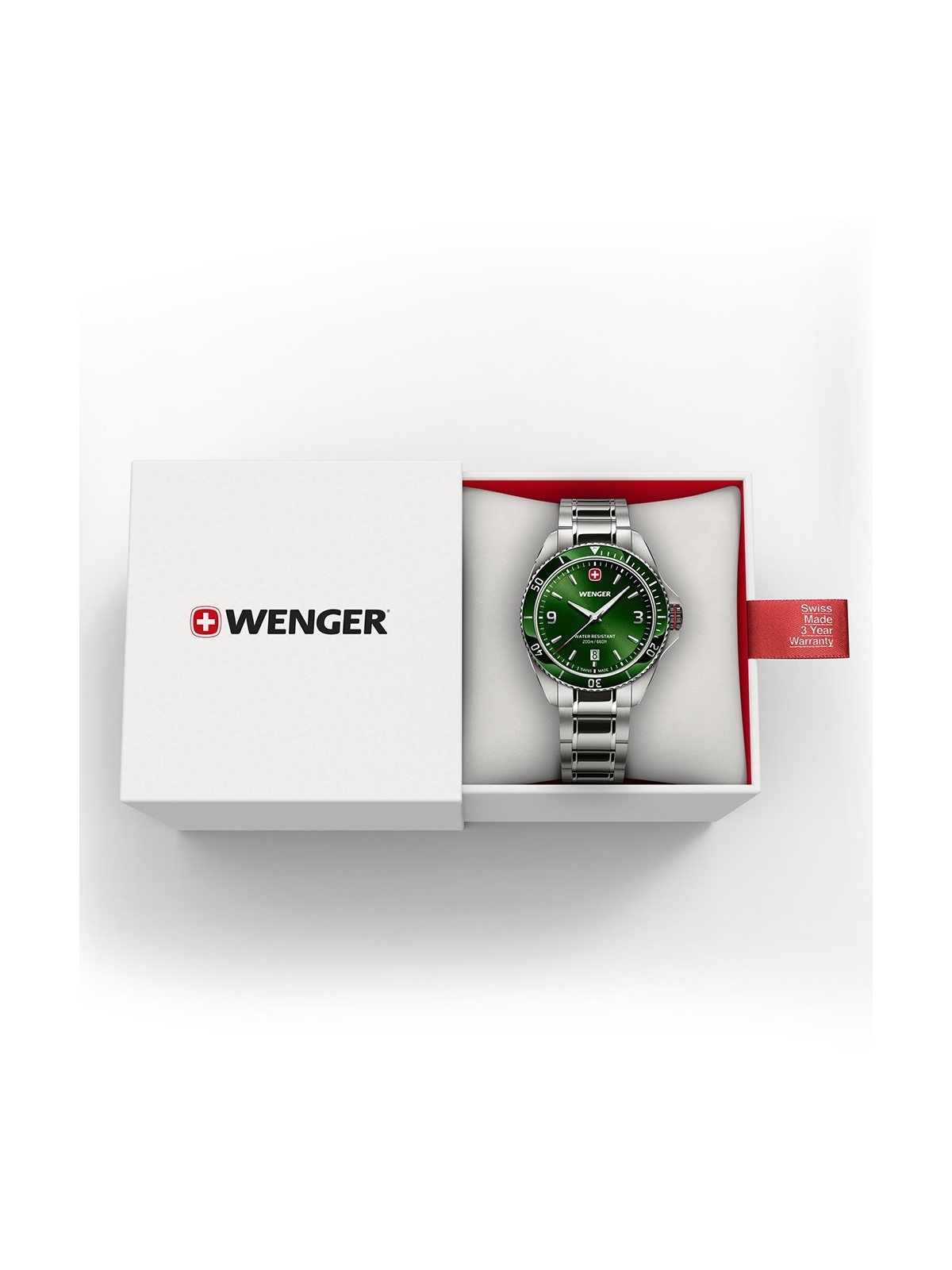 orologio uomo Wenger 01.2031.102 Mens watch Ececutive 40mm 20ATM