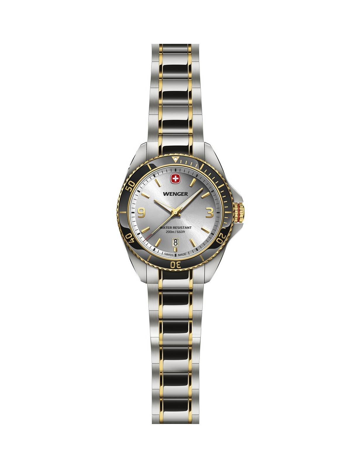 orologio uomo Wenger 01.2031.106 Mens watch Ececutive 40mm 20ATM