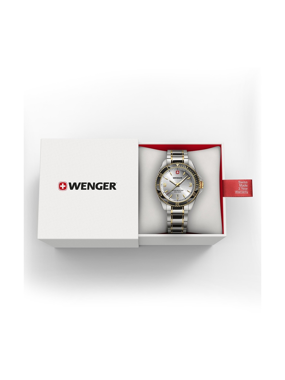 orologio uomo Wenger 01.2031.106 Mens watch Ececutive 40mm 20ATM