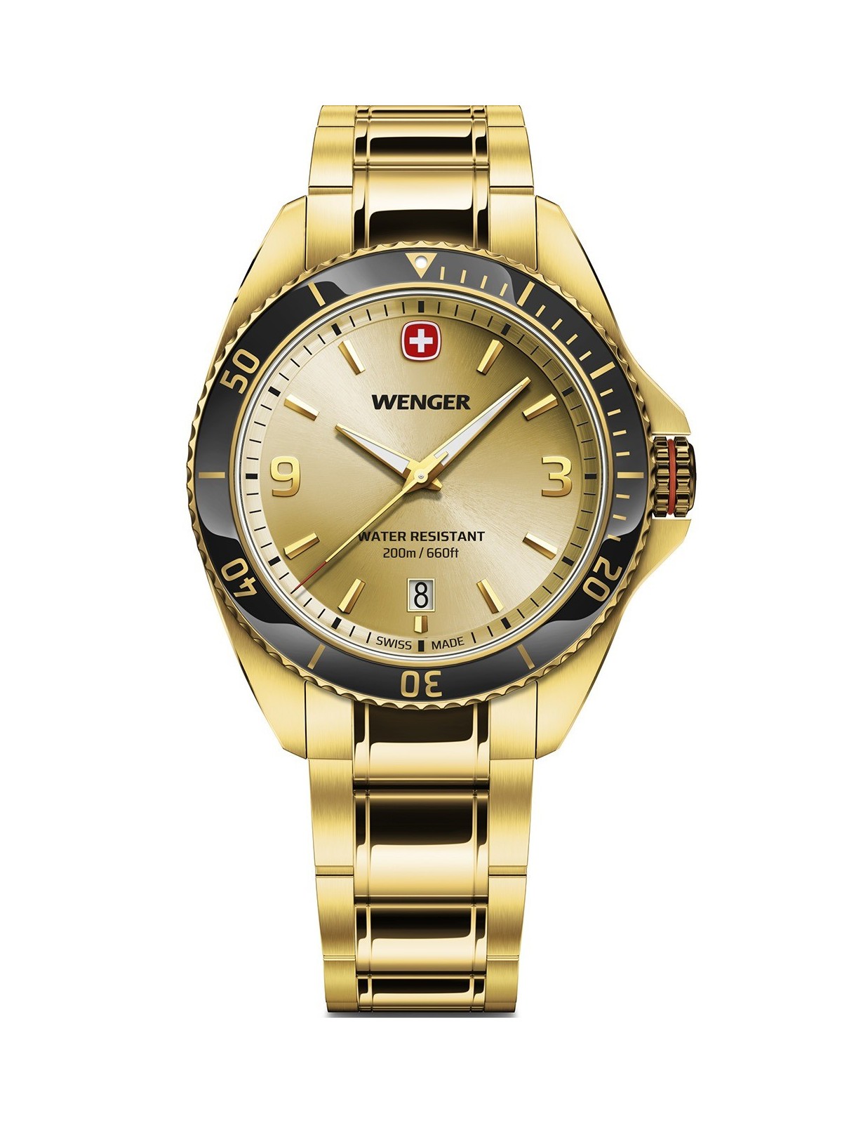 orologio uomo Wenger 01.2031.108 Mens watch Ececutive 40mm 20ATM