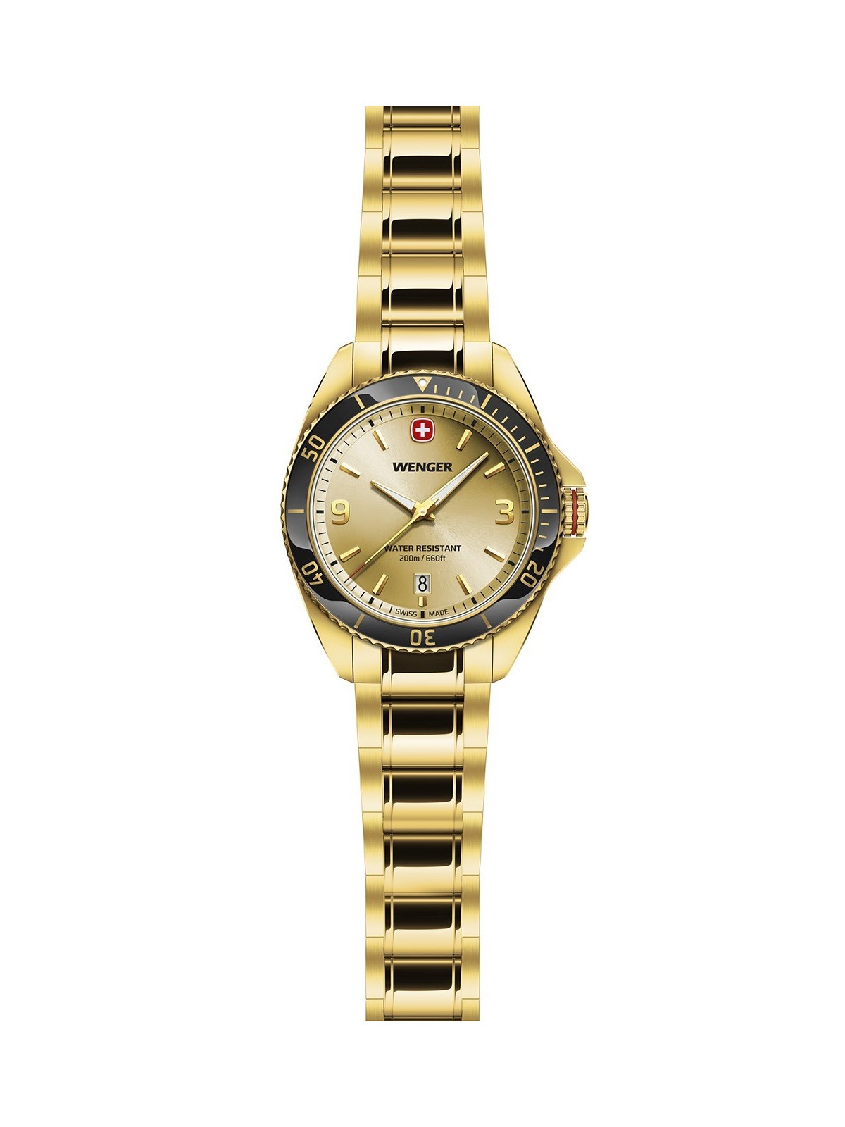 orologio uomo Wenger 01.2031.108 Mens watch Ececutive 40mm 20ATM
