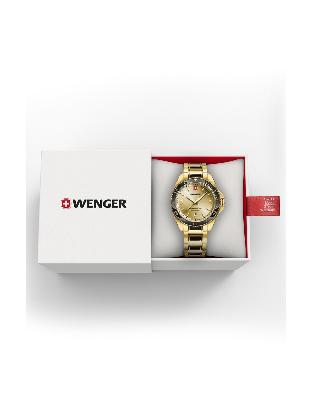 orologio uomo Wenger 01.2031.108 Mens watch Ececutive 40mm 20ATM