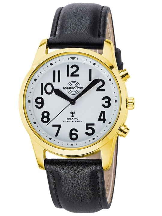 orologio uomo Master Time MTGA-10940-12L Mens watch Talking radio-controlled clock 43mm