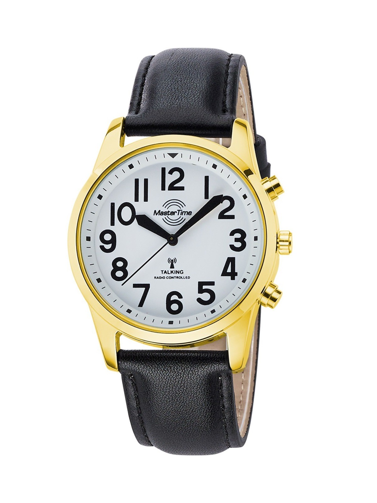orologio uomo Master Time MTGA-10940-12L Mens watch Talking radio-controlled clock 43mm