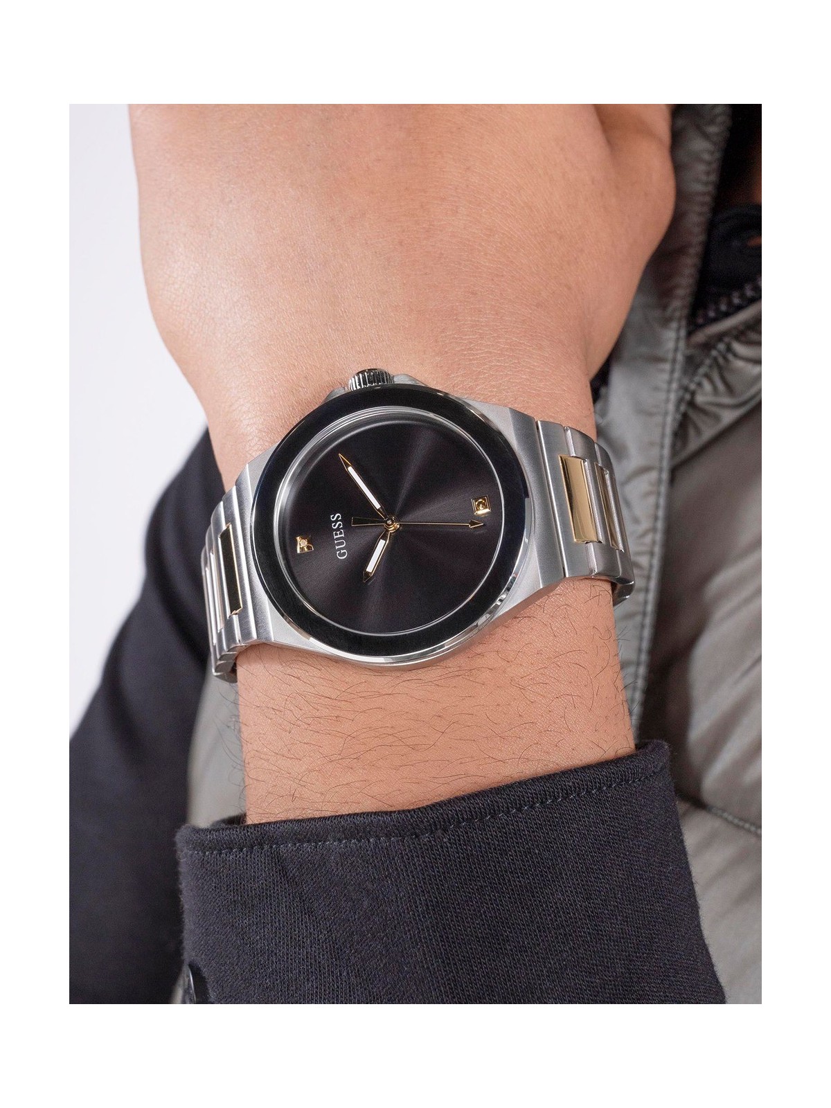 Guess GW0833G3 Mens watch Vinyl 44mm 1ATM