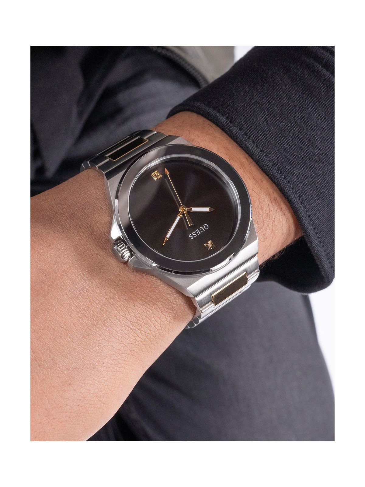 Guess GW0833G3 Mens watch Vinyl 44mm 1ATM