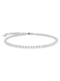 bracciale donna Thomas Sabo A2167-051-14-L21V Tennis Bracelet with White Stones Silver