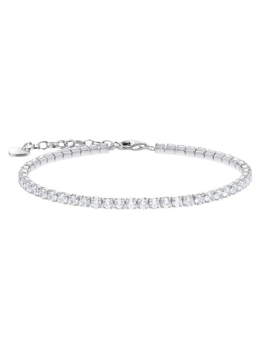 bracciale donna Thomas Sabo A2167-051-14-L21V Tennis Bracelet with White Stones Silver