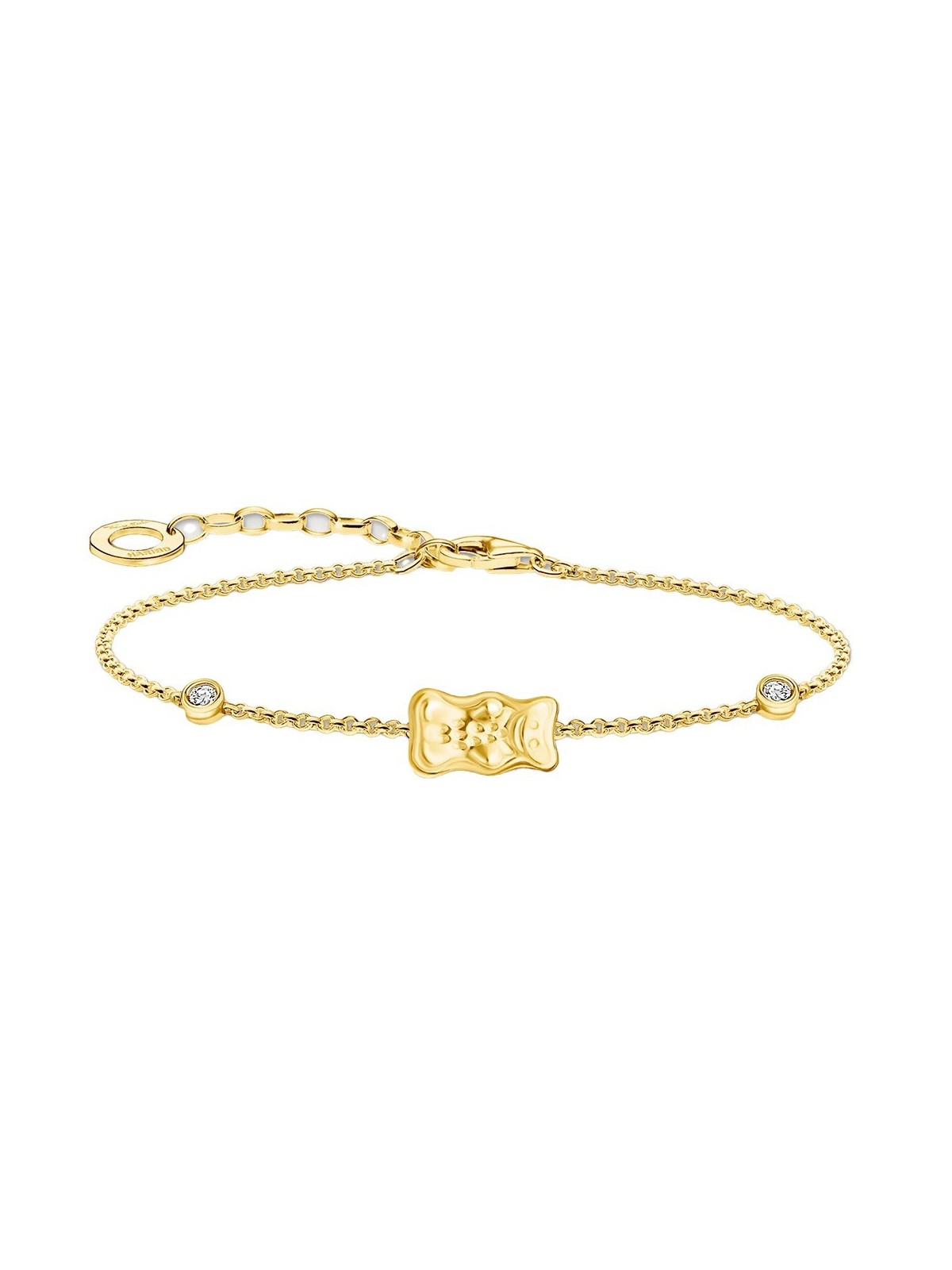 bracciale donna Thomas Sabo A2203-414-39-L19V Bracelet with Haribo Gold Bear and Stones Gold-Plated