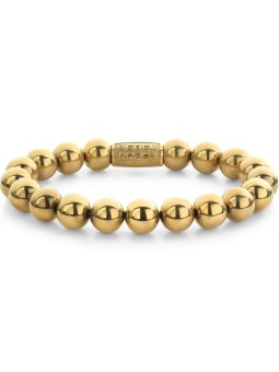 bracciale uomo Rebel & Rose RR-10009-G-L Bracelet Yellowgold Handmade Rocks