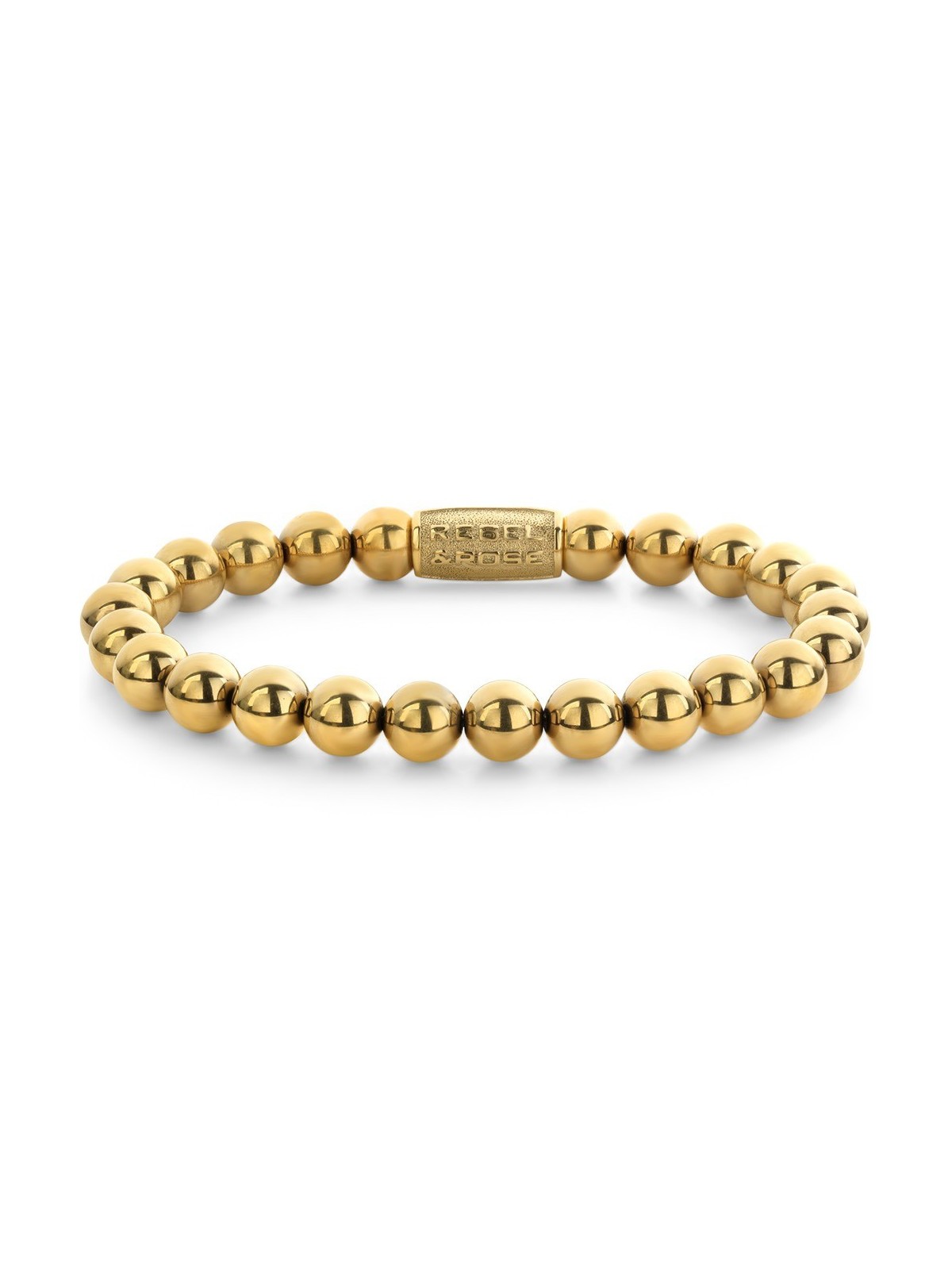 bracciale uomo Rebel & Rose RR-80115-G-M Bracelet Yellowgold Handmade Rocks