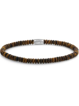 bracciale donna Rebel & Rose RR-40162-S-S Bracelet Tiger Lily Round Slices