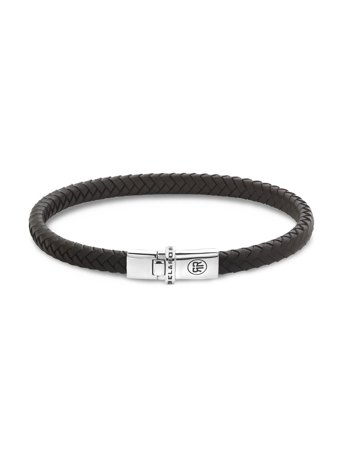 bracciale uomo Rebel & Rose RR-L0175-S-L Bracelet Xtra Small Braided Brown
