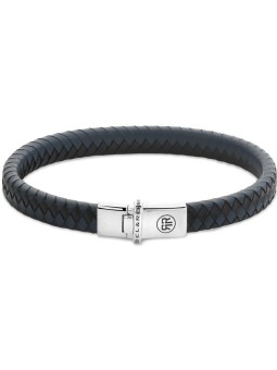 bracciale uomo Rebel & Rose RR-L0178-S-M Bracelet Small Braided Black&Blue