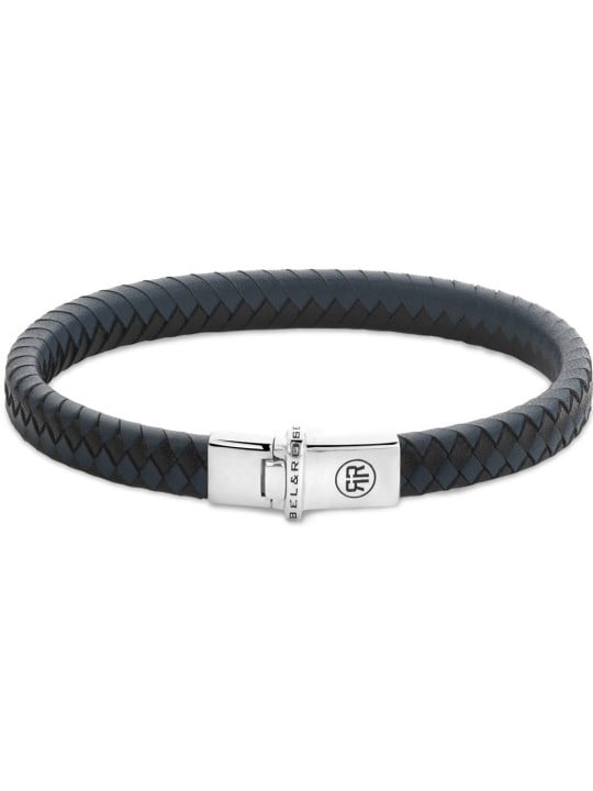bracciale uomo Rebel & Rose RR-L0178-S-M Bracelet Small Braided Black&Blue
