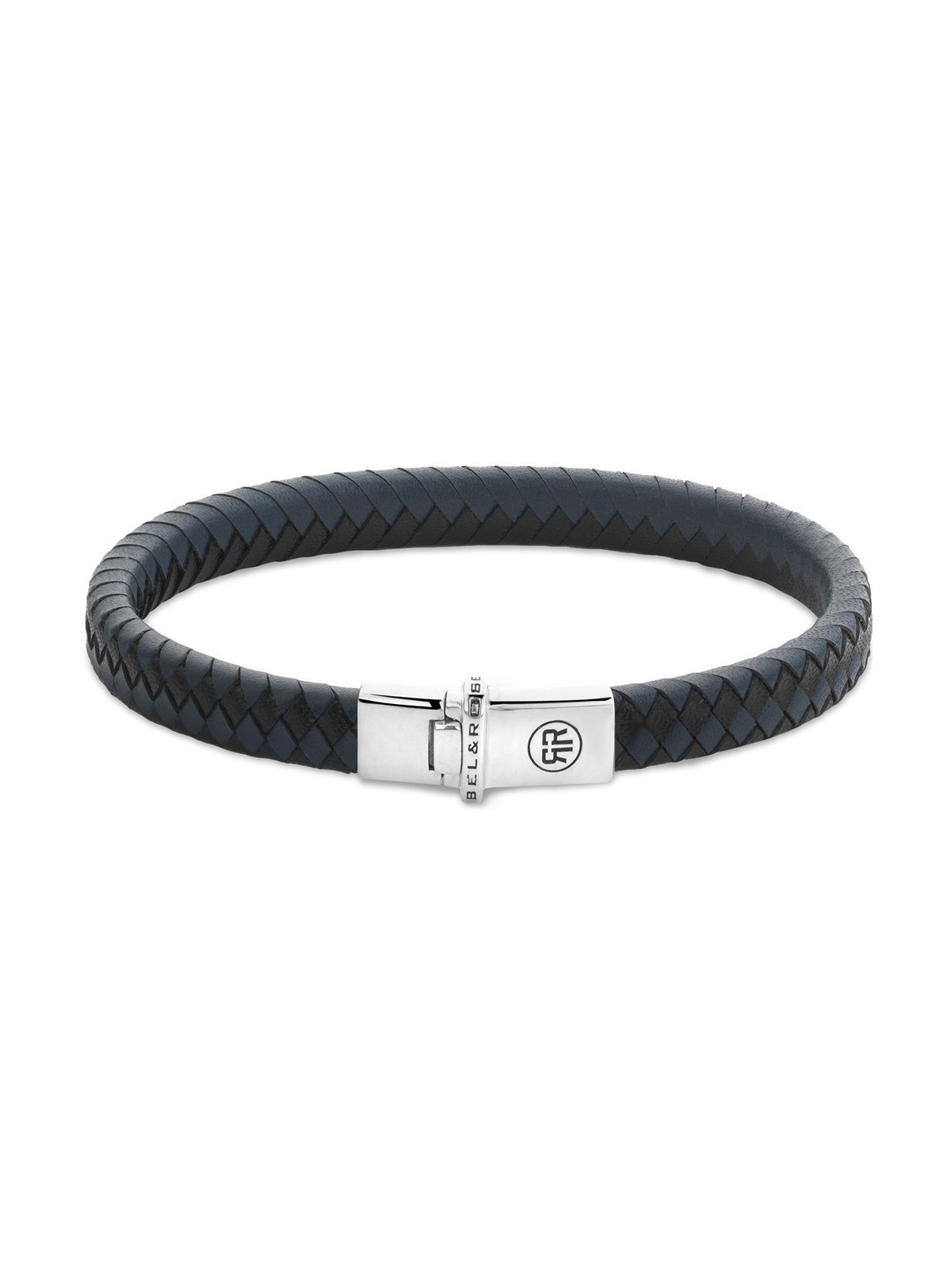 bracciale uomo Rebel & Rose RR-L0178-S-M Bracelet Small Braided Black&Blue