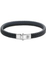 bracciale uomo Rebel & Rose RR-L0178-S-M Bracelet Small Braided Black&Blue