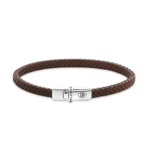 bracciale uomo Rebel & Rose RR-L0176-S-M Bracelet Xtra Small Braided Cognac