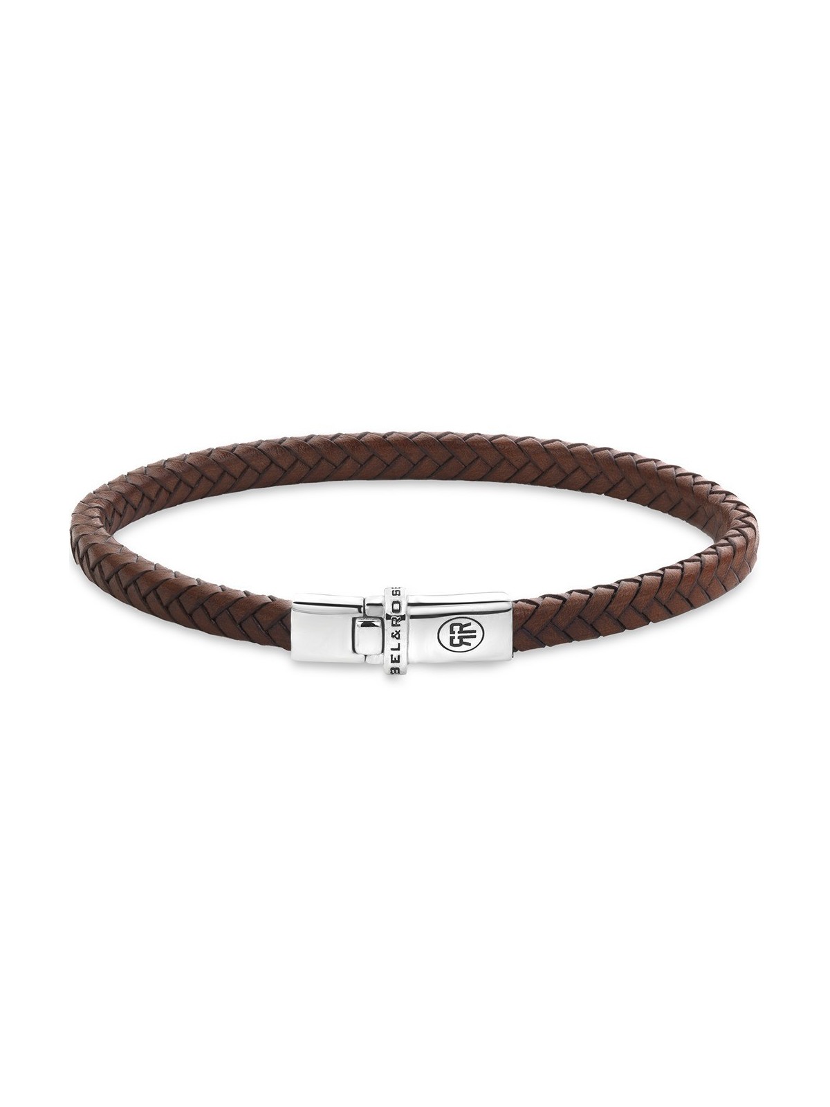 bracciale uomo Rebel & Rose RR-L0176-S-M Bracelet Xtra Small Braided Cognac