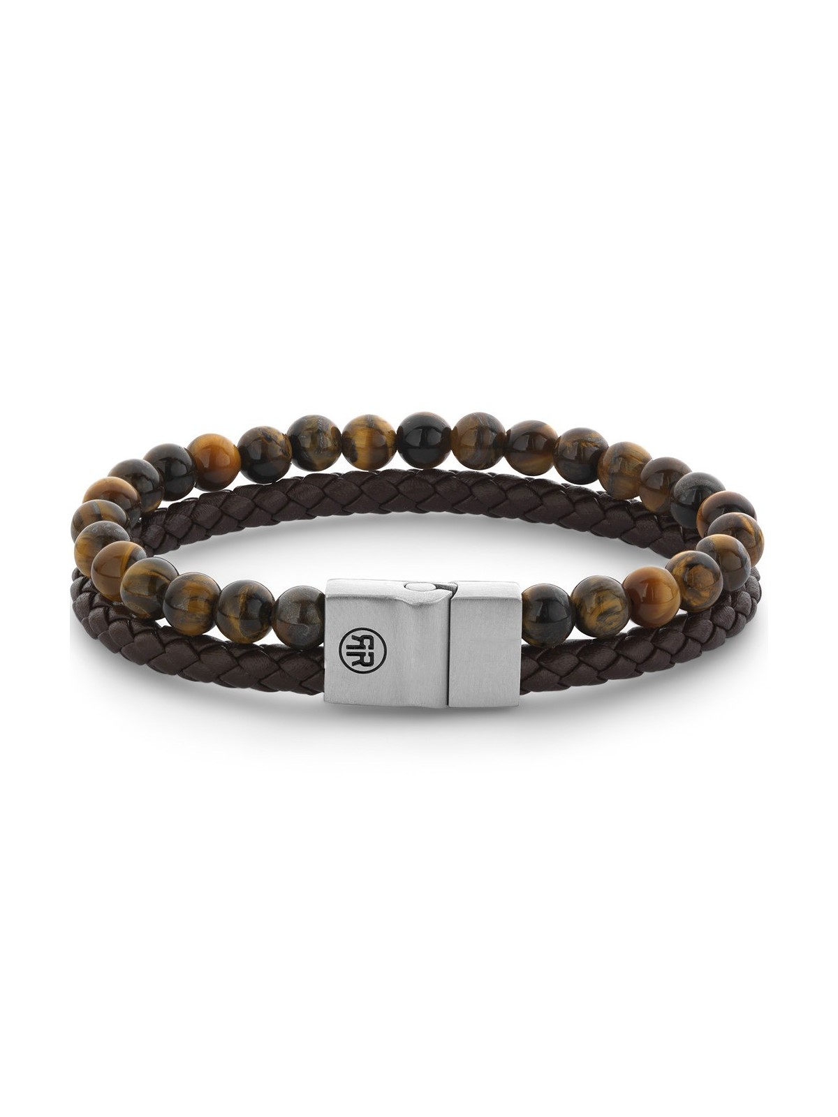 bracciale uomo Rebel & Rose RR-M0058-S-L Bracelet Full Metal Combo 12mm Tiger Lily