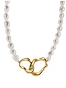 collana donna Thomas Sabo KE2321-430-14-L50V Pearl Necklace Natural Beauty Gold-Plated Ladies