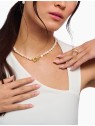 collana donna Thomas Sabo KE2320-430-14-L45 Pearl Necklace Natural Beauty Gold-Plated Ladies