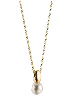 collana donna Thomas Sabo KE2318-430-14-L45V Necklace with pearls-Pendant Natural Beauty Gold-Plated Ladies