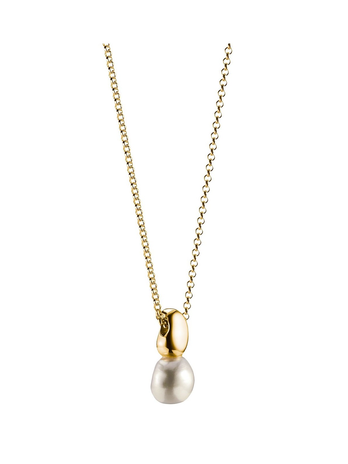 collana donna Thomas Sabo KE2318-430-14-L45V Necklace with pearls-Pendant Natural Beauty Gold-Plated Ladies