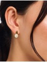 orecchini donna Thomas Sabo H2320-430-14 Stud Earrings with pearls Natural Beauty Gold-Plated Ladies