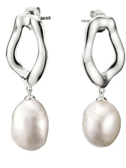 orecchini donna Thomas Sabo H2322-082-14 Earrings with Pearl Natural Beauty Silver Ladies