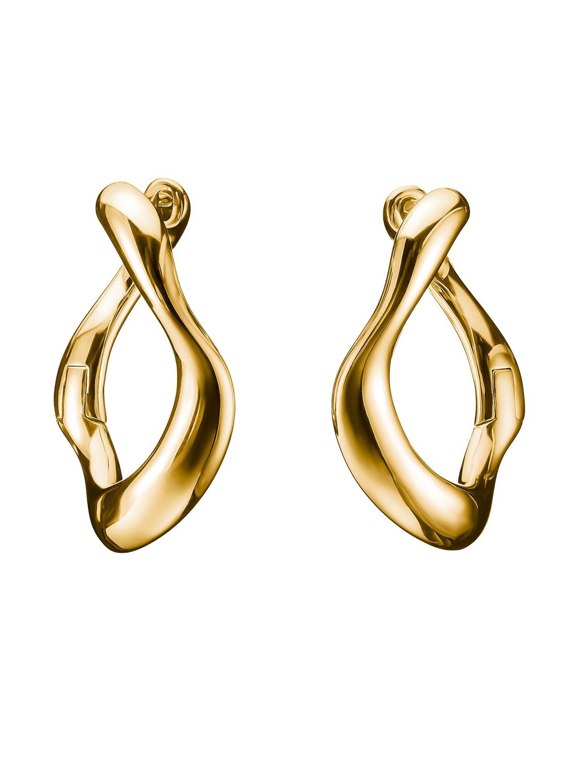 orecchini donna Thomas Sabo CR754-413-39 Hoop Earrings small Natural Beauty Gold-Plated Ladies