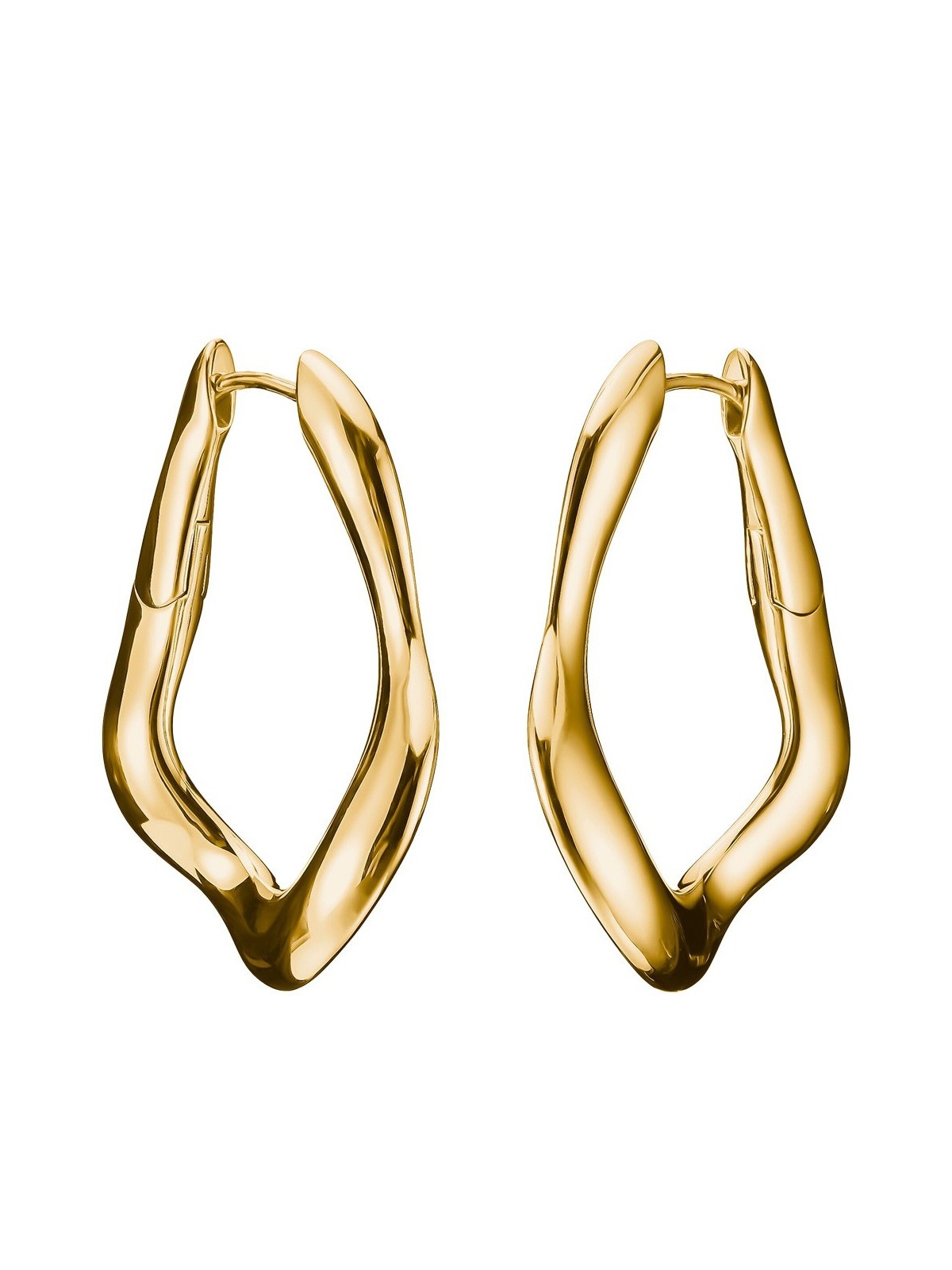 orecchini donna Thomas Sabo CR755-413-39 Hoop Earrings big Natural Beauty Gold-Plated Ladies