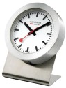 sveglia Mondaine A660.30318.81SBB mmagnetic silver wall clock, table clock, kitchen clock 50 mm