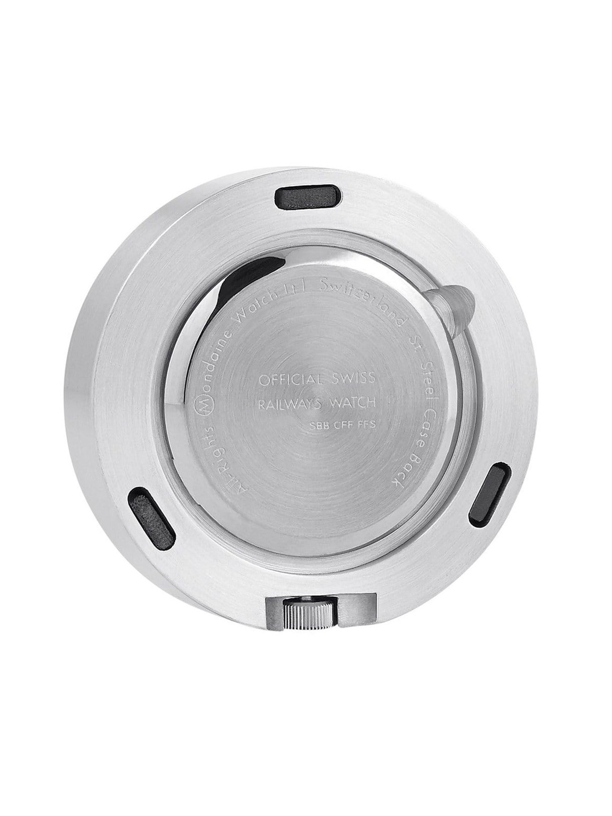 sveglia Mondaine A660.30318.81SBB mmagnetic silver wall clock, table clock, kitchen clock 50 mm