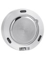 sveglia Mondaine A660.30318.81SBB mmagnetic silver wall clock, table clock, kitchen clock 50 mm