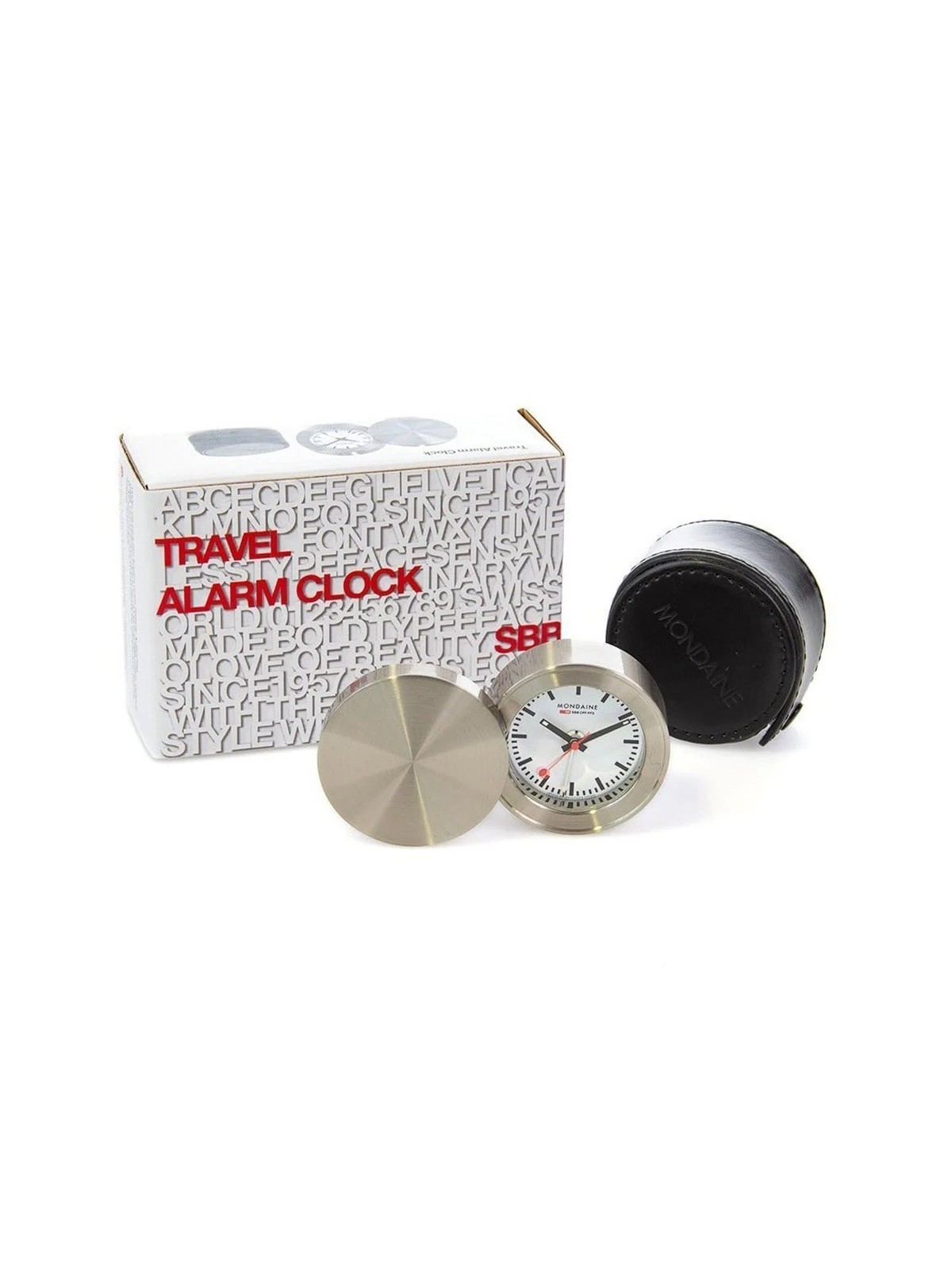 sveglia Mondaine MSM.64410 Analog travel alarm clock 50mm