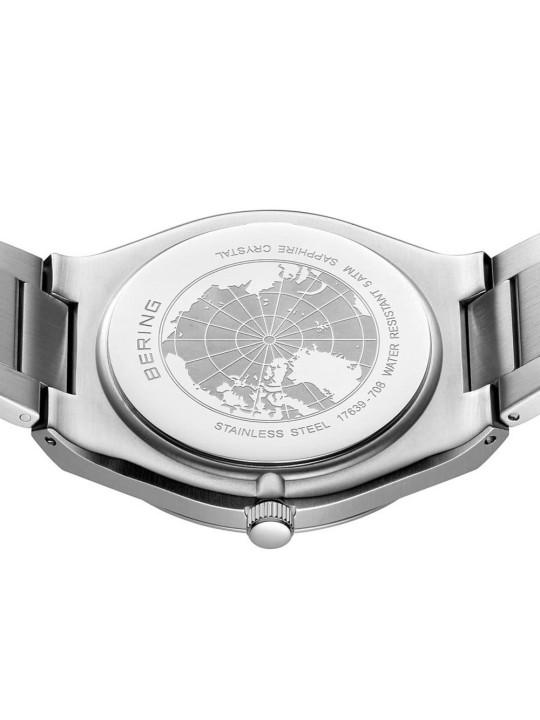 orologio uomo Bering 17639-708 Mens Watch Classic 39mm 5ATM
