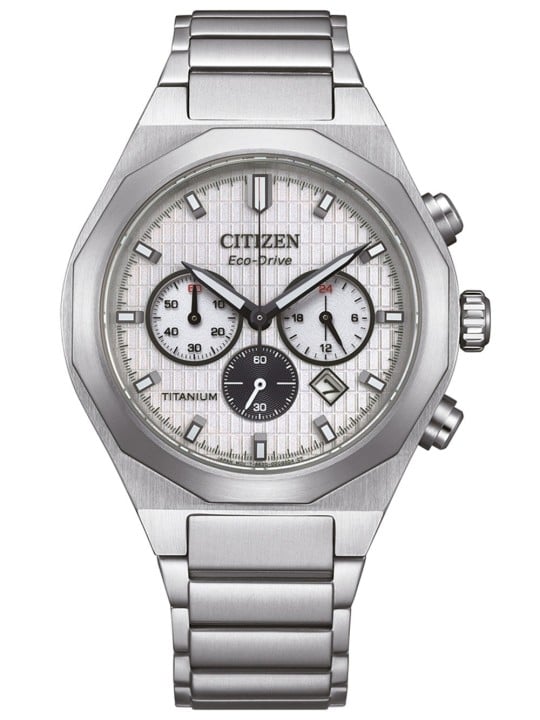 orologio uomo Citizen CA4690-51A Mens Watch Super-Titanium Zenshin Eco-Drive Chrono 41mm 10ATM