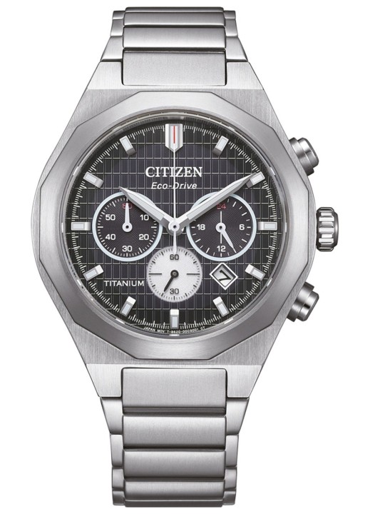orologio uomo Citizen CA4690-51E Mens Watch Super-Titanium Zenshin Eco-Drive Chrono 41mm 10ATM
