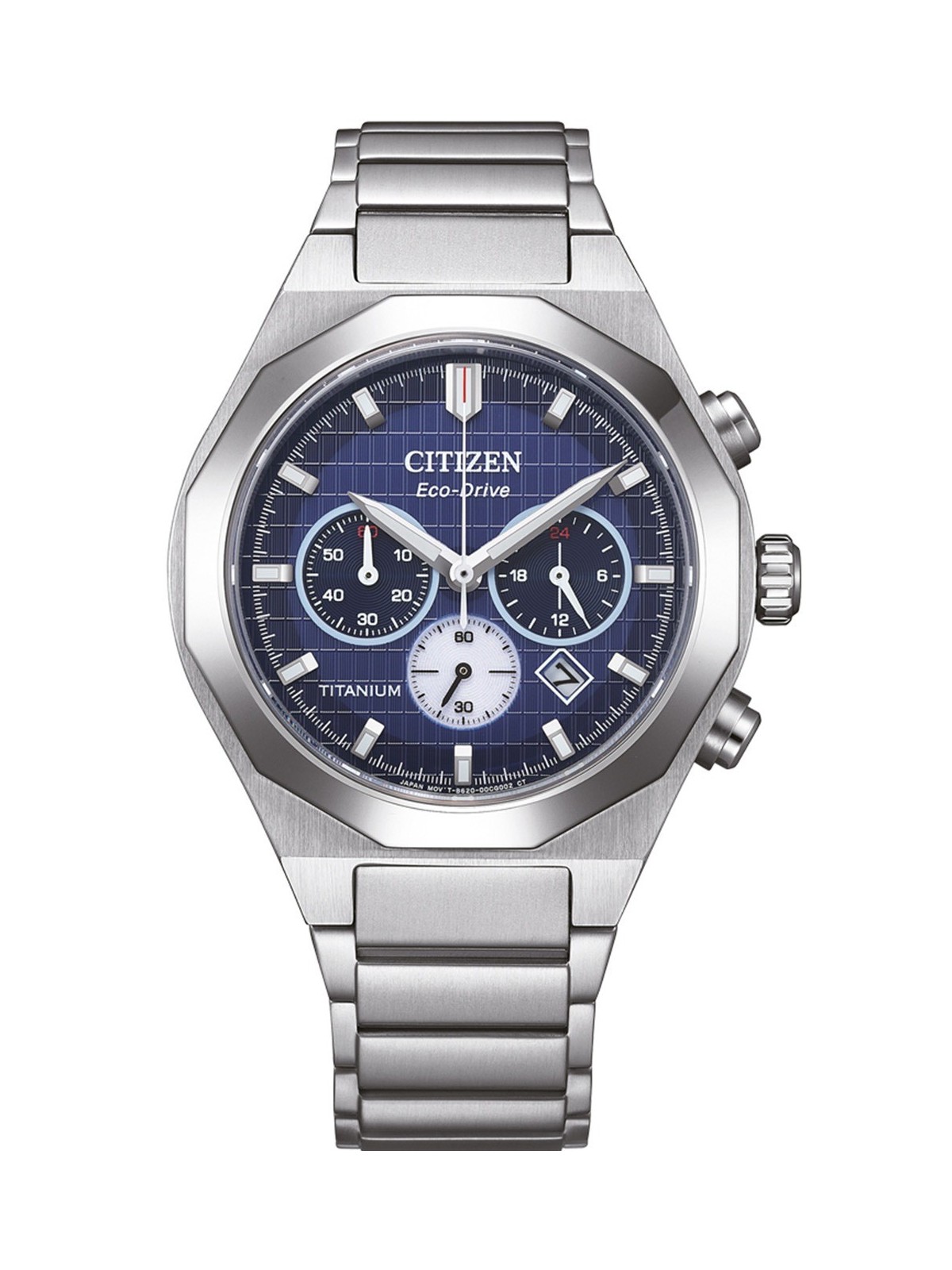orologio uomo Citizen CA4691-59L Mens Watch Super-Titanium Zenshin Eco-Drive Chrono 41mm 10ATM